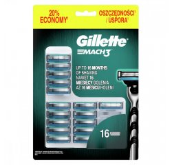 GILLETTE MACH3 HL.16KS CASHBACK AŽ 40 EUR