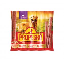 PROPESKO SNACK PRE PSOV HOVADZIE MASITE TYCINKY 5X10G