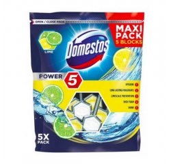 DOMESTOS WC BLISTER 5X55G POWER 5 LIME