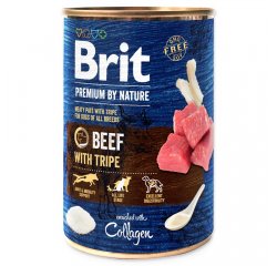 BRIT PREMIUM BY NATURE BEEF WITH TRIPES 400 G (294-100319)