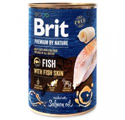 BRIT PREMIUM BY NATURE FISH WITH FISH SKIN 400 G (294-100325)