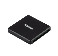 HAMA 124022 MULTI CITACKA KARIET USB 3.0, SD/MICROSD/CF, CIERNA