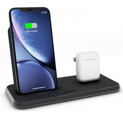 ZENS STAND+DOCK ALUMINIUM WIRELESS CHARGER - BLACK ZEDC06B