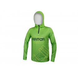 Tričko s kapucňou Delphin UV ARMOR 50+ Neon (L)