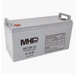 Batéria MHPower GE120-12 GEL, 12V/120Ah, T3-M8, Deep Cycle 