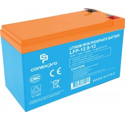 Batéria Conexpro LFP-12.8-12 LiFePO4, 12V/12Ah, F2, Bluetooth