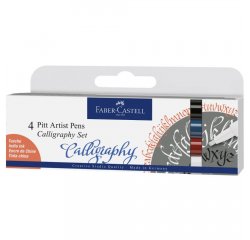 PITT kaligrafické fixky 4 farby set