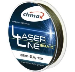 Climax šnúra 135m - Laser Braid line Olive SB 6 vlákien 135m 0,40mm / 44kg