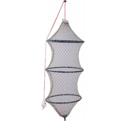 Prechovávacia sieťka na ryby 125cm, šírka 35cm, 4 kruhy