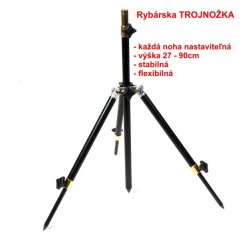 Trojnožka - stojan, dĺžka 27 - 90cm