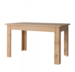 KONDELA Rozkladací stôl, dub wotan, 132-175x80 cm, MORATIZ