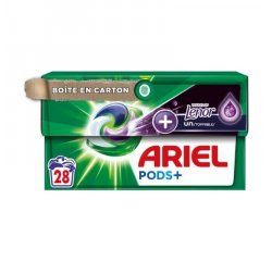 ARIEL TOUCH OF LENOR UNSTOPPABLES LAVENDER GELOVE TABLETY NA PRANIE 28 KS CASHBACK 5 EUR