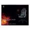 DELTACO GAM-080, RGB Herná stolička čierna