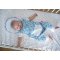 MOTHERHOOD Vankúšik ergonomický stabilizačný pre novorodencov Blue Classics new 0-6m