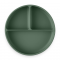 PETITE&amp;MARS Tanierik silikónový deliaci okrúhly Take&amp;Match Misty Green 6m+