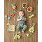 SKIP HOP Hrkálka Farmstand Berry Cute Band set 3 ks, 3m+