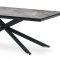 AUTRONIC AHG-288 GREY Stůl konferenční, deska slinutá keramika 120x60, šedý mramor, nohy černý kov