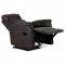 AUTRONIC ASD-311 BR3 Relaxačná sedačka 3+1+1, poťah hnedá látka v dekore vintage kože, funkcia Relax I/II s aretáciou