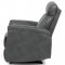 AUTRONIC ASD-311 GREY3 Relaxačná sedačka 3+1+1, poťah sivá látka  v dekore vintage kože, funkcia Relax I/II s aretáciou