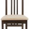 AUTRONIC BC-2482 WAL jedálenská stolička, orech/látka béžová