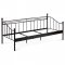 AUTRONIC BED-1905 BK posteľ jednolôžková 90x200, kov čierny matný