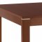 AUTRONIC BT-6777 TR3 Jedálenský stôl rozkladací 120+30x80x74 cm, doska MDF, dyha, nohy masív, tmavá čerešňa