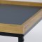 AUTRONIC CT-611 OAK Stůl konferenční, MDF deska šedá s dekorativní hranou divoký dub, černý kov.