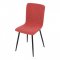 AUTRONIC DCL-964 RED2 Židle jídelní, červená látka, černý kov