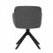 AUTRONIC HC-533 GREY2 Jedálenská a konferenčná stolička, poťah tmavo sivá látka, kovové nohy, čierny mat