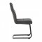 AUTRONIC HC-972 GREY2 Židle jídelní, šedá látka, černý kov