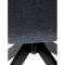 AUTRONIC HC-993 BLUE2 Židle jídelní, modrá látka, otočný mechanismus 180°, černý kov