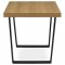 AUTRONIC HT-514 OAK Jídelní stůl, 160 x 80 x 76 cm, MDF deska, 3D dekor dub, kovové nohy, černý lak