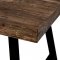 AUTRONIC HT-536 PINE Jídelní stůl, 180x90x76 cm, MDF deska, dýha odstín borovice, kovové nohy, černý lak