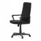 AUTRONIC KA-L607 BK2 Kancelářská židle, černý plast, černý látka, kolečka pro tvrdé podlahy