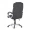 AUTRONIC KA-L632 GREY2 Kancelářská židle, plast ve stříbrné barvě, šedá látka, kolečka pro tvrdé podlahy