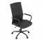 AUTRONIC KA-V306 BK Kancelářská židle, černá ekokůže, houpací mech, kolečka pro tvrdé podlahy, černý kov