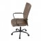 AUTRONIC KA-V306 BR Kancelářská židle, hnědá ekokůže, houpací mech, kolečka pro tvrdé podlahy, černý kov