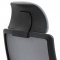 AUTRONIC KA-V324 GREY Kancelářská židle, černý plast, šedá látka, 1D područky, kolečka pro tvrdé podlahy