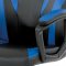 AUTRONIC KA-Y209 BLUE Herná stolička, poťah - modrá a čierna ekokoža, hojdací mechanizmus