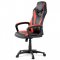 AUTRONIC KA-Y209 RED Herná stolička, poťah - červená a čierna ekokoža, hojdací mechanizmus