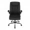 AUTRONIC KA-Y344 BK Kancelářská židle, černá ekokůže, taštičkové pružiny, kovový kříž, kolečka na tvrdé podlahy