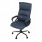AUTRONIC KA-Y346 BLUE Kancelářská židle, tmavě modrá ekokůže, taštičkové pružiny, kovový kříž, kolečka na tvrdé podlahy