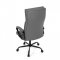 AUTRONIC KA-Y346 GREY Kancelářská židle, šedá ekokůže, taštičkové pružiny, kovový kříž, kolečka na tvrdé podlahy