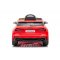 Elektrické autíčko Audi RS6, 12V, koženkové sedadlo, 2,4 GHz dialkové ovládanie, USB Vstup, LED svetlá, 12V batéria, mäkké EVA kolesá, 2 X MOTOR, červené, ORIGINÁL licencia