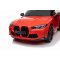 Elektrické autíčko BMW M4, červené, 2,4 GHz dialkové ovládanie, USB / Aux Vstup, odpruženie, 12V batéria, LED Svetlá, 2 X MOTOR, ORIGINAL licencia