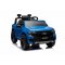 Elektrické autíčko FORD Ranger 12V, modré, Koženkové sedadlo, 2,4 GHz diaľkové ovládanie, Bluetooth / USB Vstup, Odpruženie, 12V batéria, Plastové kolesá, 2 X 30W MOTOR, ORIGINAL licencia