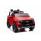 Elektrické autíčko FORD Ranger 12V, červené, Koženkové sedadlo, 2,4 GHz diaľkové ovládanie, Bluetooth / USB Vstup, Odpruženie, 12V batéria, Plastové kolesá, 2 X 30W MOTOR, ORIGINAL licencia
