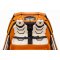 Elektrické autíčko Lamborghini Sian 4X4, oranžové, 12V, 2,4 GHz diaľkové ovládanie, USB / AUX Vstup, Bluetooth, Odpruženie, Vertikálne otváracie dvere, mäkké EVA kolesá, LED Svetlá, ORIGINAL licencia