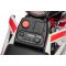 Elektrická Motorka MOTOCROSS, červená, 12V batéria, EVA mäkké kolesá, Koženkové sedadlo, 2 x 25W Motor, Odpruženie, Kovový rám, MP3 Prehrávač s Bluetoothom, pomocné kolieska