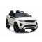 Elektrické autíčko Range Rover EVOQUE, Jednomiestne, biele, Koženkové sedadlá, MP3 prehrávač s prípojkou USB/SD, Pohon 4x4, Batéria 12V10AH, EVA kolesá, Odpružená náprava, Kľúčové trojpolohové štartovanie, 2,4 GHz Bluetooth Diaľkový Ovládač, Licencia